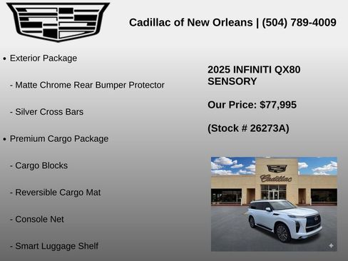 Used 2025 INFINITI QX80 Sensory w/ Exterior Package AWD/4WD image 7