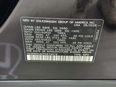 New 2026 Volkswagen Atlas SE AWD/4WD image 27