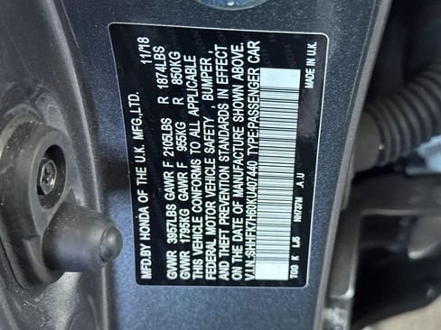 Used 2019 Honda Civic EX image 31
