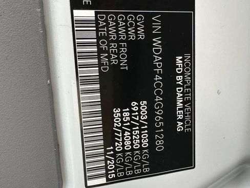 Used 2016 Mercedes-Benz Sprinter 3500 w/ Suspension Package II image 15