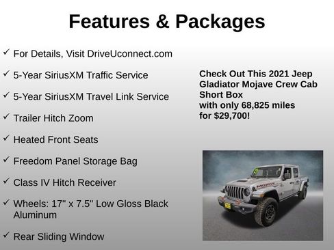 Used 2021 Jeep Gladiator Mojave AWD/4WD image 21