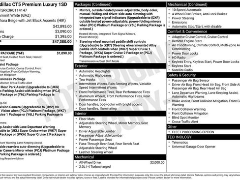 Used 2024 Cadillac CT5 Premium Luxury w/ Climate Package image 27