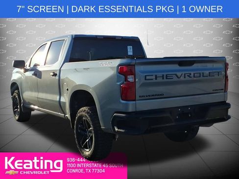 Used 2025 Chevrolet Silverado 1500 Custom Trail Boss w/ LPO, Dark Essentials Package AWD/4WD image 2