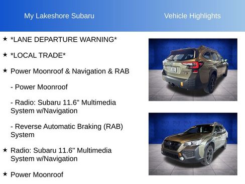 Certified 2025 Subaru Outback Wilderness image 7