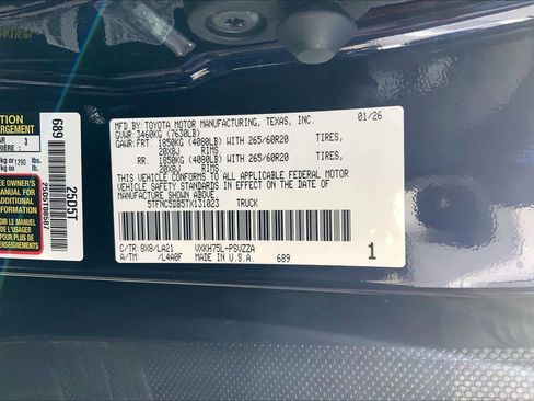 New 2026 Toyota Tundra Platinum image 22