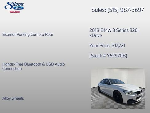 Used 2018 BMW 320i xDrive Sedan AWD/4WD image 15