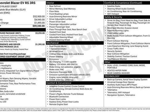 Used 2025 Chevrolet Blazer EV RS w/ Super Cruise Package image 19