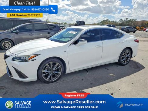 Used 2019 Lexus ES 350 F Sport w/ Accessory Package 2 FWD image 1