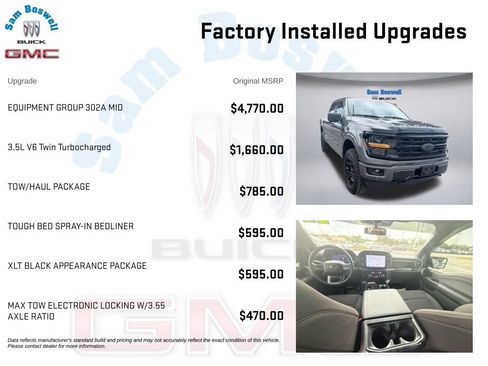 Used 2024 Ford F150 XLT w/ Equipment Group 302A MID AWD/4WD image 4