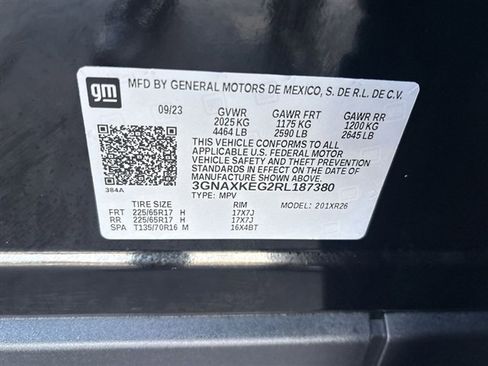 Certified 2024 Chevrolet Equinox LT w/ LPO, Floor Liner Package image 32