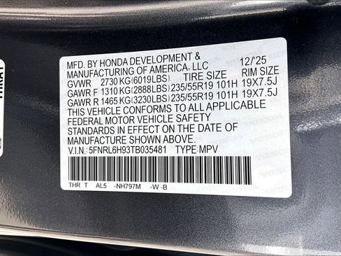 New 2026 Honda Odyssey Elite image 8