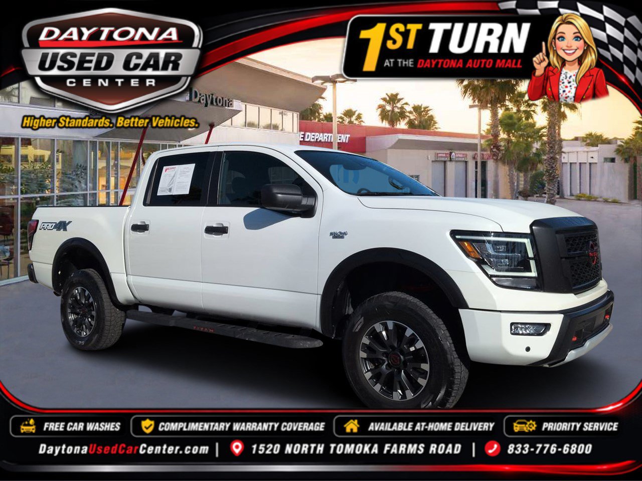 Used 2024 Nissan Titan PRO-4X w/ Pro-4x Utility Package AWD/4WD image 1