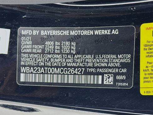 Used 2021 BMW 430i Convertible w/ Convenience Package image 33