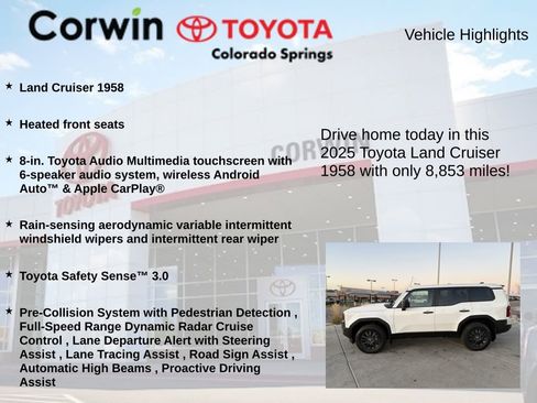 Used 2025 Toyota Land Cruiser 1958 image 6