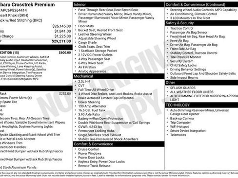 Certified 2023 Subaru Crosstrek 2.0i Premium w/ Special Edition AWD/4WD image 30