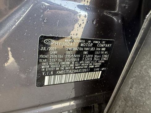 Certified 2022 Hyundai Santa Fe Limited w/ Cargo Package image 23