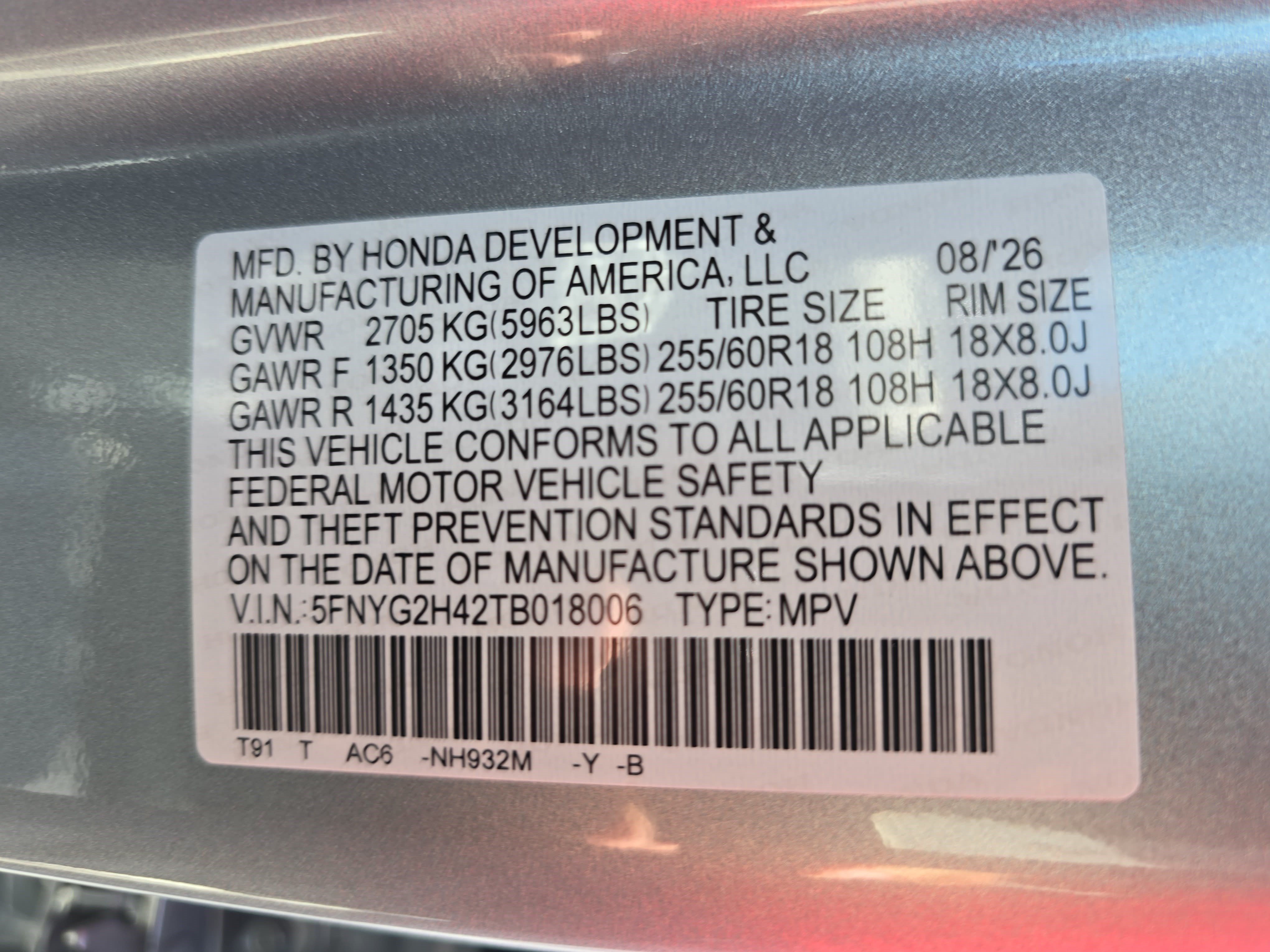 New 2026 Honda Pilot EX-L image 36