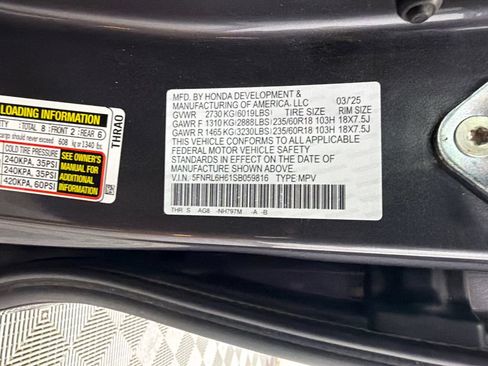 Used 2025 Honda Odyssey EX-L image 35