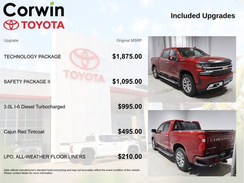 Used 2020 Chevrolet Silverado 1500 High Country w/ Technology Package image 4