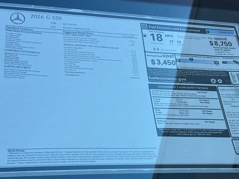 New 2026 Mercedes-Benz G 550 G 550 image 31