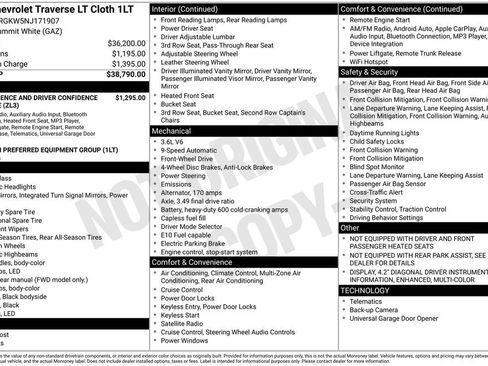 Used 2022 Chevrolet Traverse LT FWD image 6