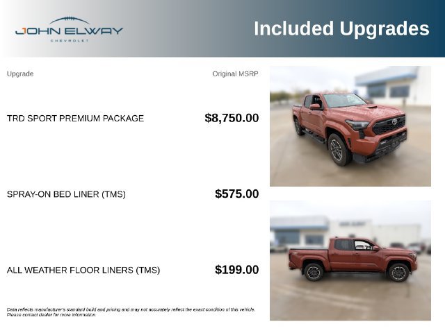 Used 2025 Toyota Tacoma TRD Sport w/ TRD Sport Premium Package AWD/4WD image 7