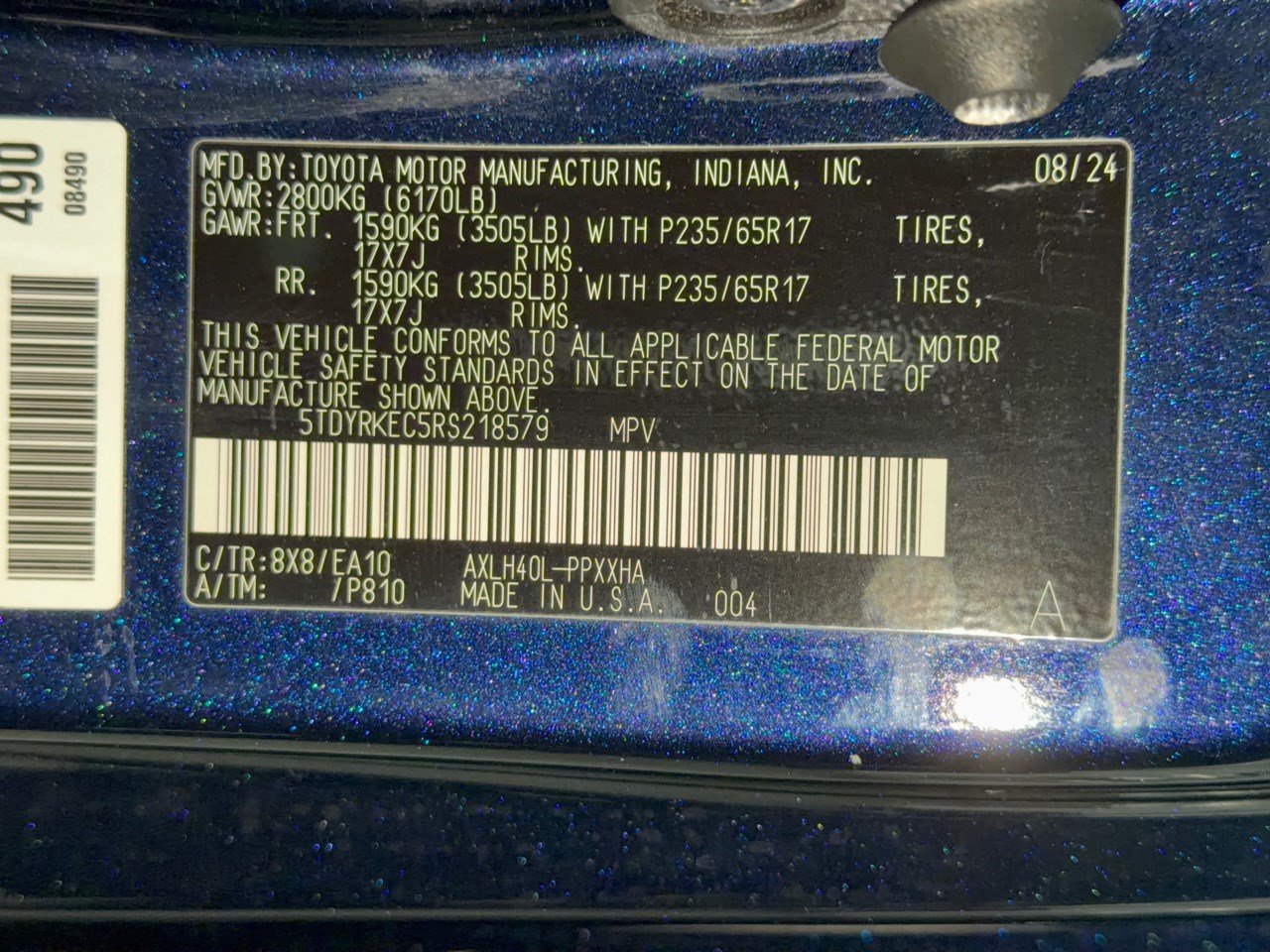 Used 2024 Toyota Sienna XLE FWD image 31