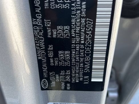Used 2025 Hyundai Tucson SEL AWD/4WD image 4