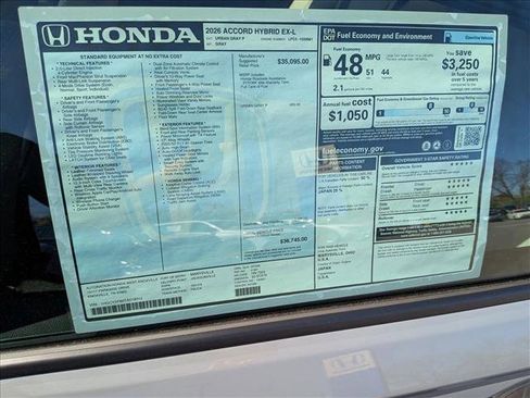 New 2026 Honda Accord EX-L image 16