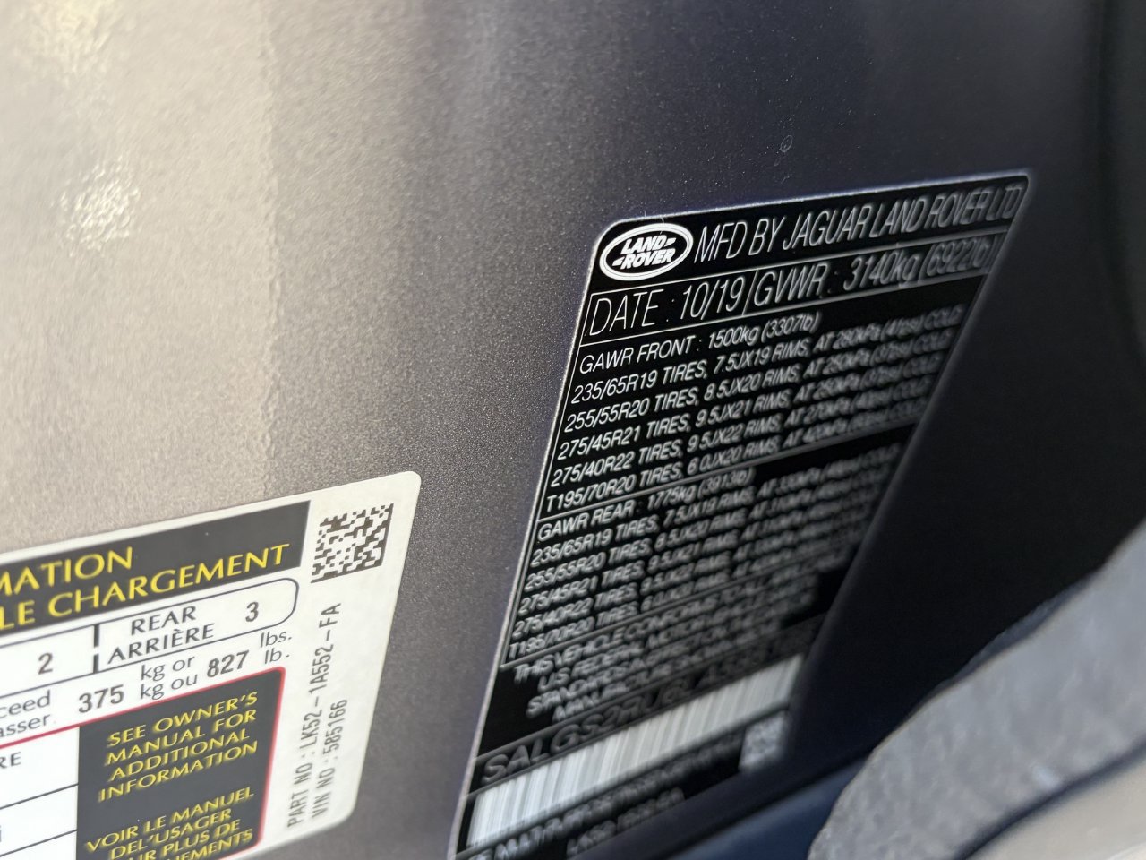 Used 2020 Land Rover Range Rover HSE AWD/4WD image 39