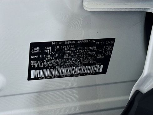 New 2026 Subaru Forester Touring AWD/4WD image 34