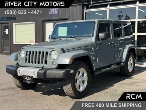Used 2014 Jeep Wrangler Unlimited Sahara w/ Connectivity Group AWD/4WD image 1