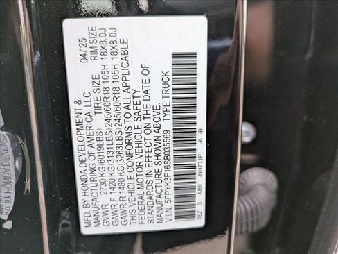 New 2025 Honda Ridgeline Sport image 22