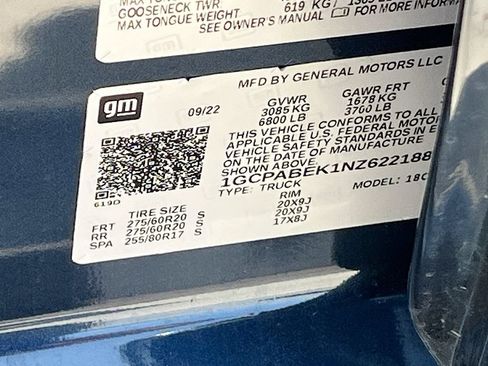 Used 2022 Chevrolet Silverado 1500 Custom RWD image 30