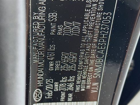 Used 2023 Hyundai Tucson SEL AWD/4WD image 12