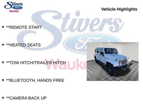 Used 2016 Jeep Wrangler Unlimited Sahara w/ Max Tow Package AWD/4WD image 16