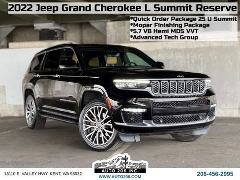 Used 2022 Jeep Grand Cherokee L Summit AWD/4WD image 1
