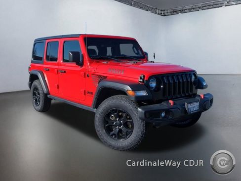 Used 2021 Jeep Wrangler Unlimited Sport image 1