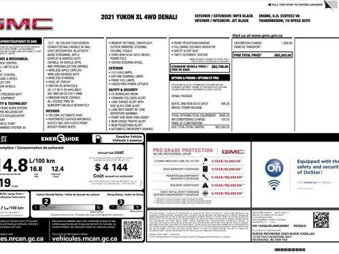 Used 2021 GMC Yukon XL Denali image 9