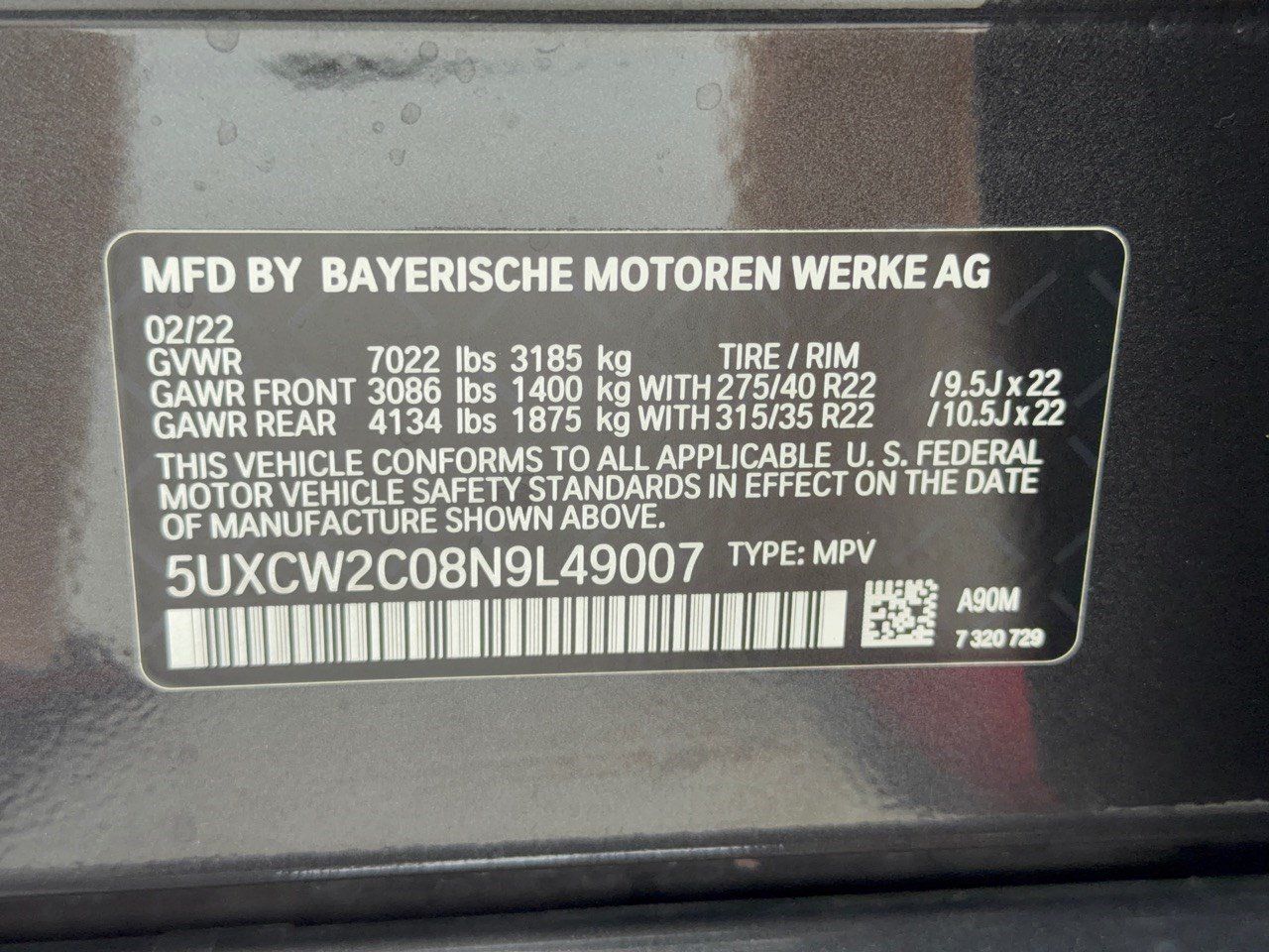 Used 2022 BMW X7 xDrive40i w/ Premium Package AWD/4WD image 32