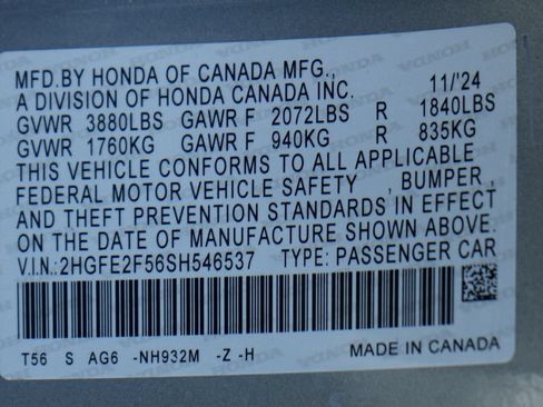 Used 2025 Honda Civic Sport image 45