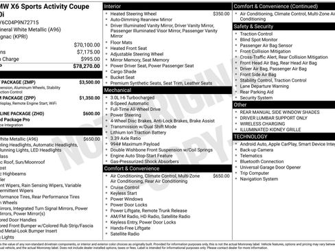 Used 2023 BMW X6 xDrive40i w/ M Sport Package image 37