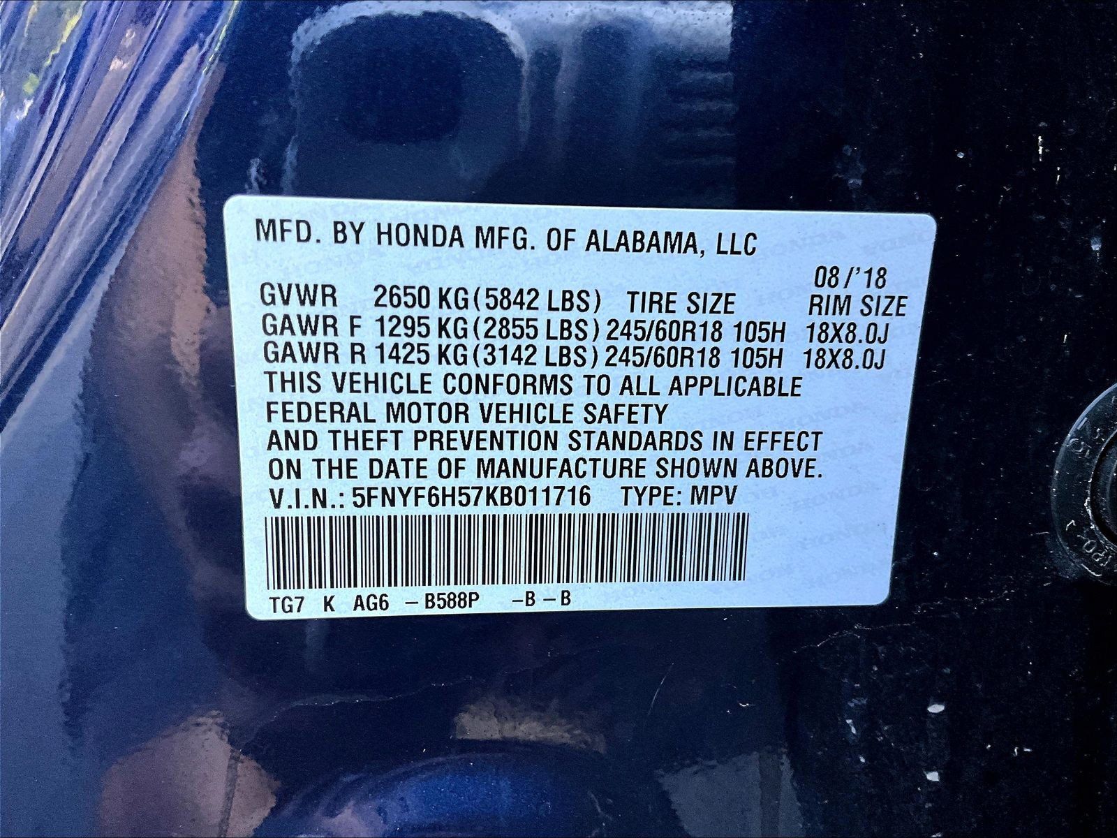 Used 2019 Honda Pilot EX-L image 18