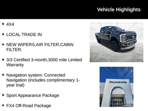 Used 2024 Ford F250 Lariat w/ Sport Appearance Package image 2