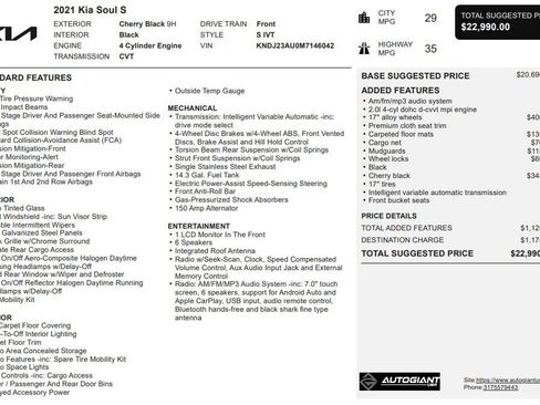 Used 2021 Kia Soul S image 44