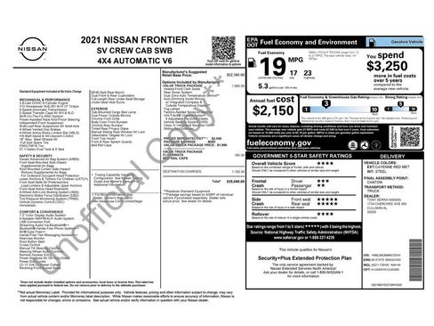 Used 2021 Nissan Frontier SV image 26