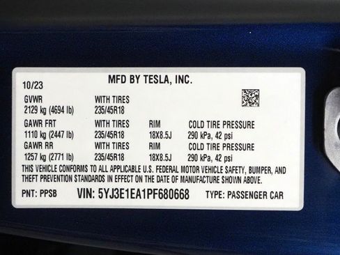 Used 2023 Tesla Model 3 RWD image 64