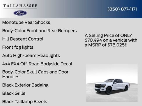 New 2026 Ford F150 Lariat w/ Equipment Group 502A High AWD/4WD image 33