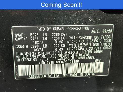 Used 2023 Subaru Outback Limited XT AWD/4WD image 30