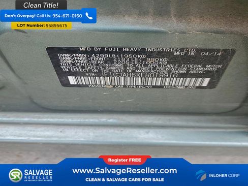 Used 2014 Subaru Impreza 2.0i Limited image 16